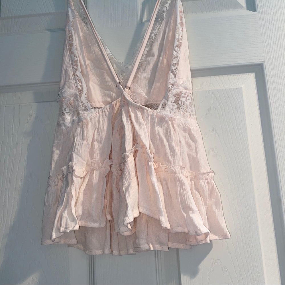 Lace Backless Tank - Picture 3 of 3